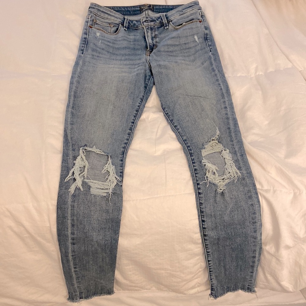 Size 27 Long Abercrombie Mid Rose Jeans